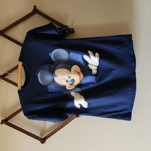 Disney Mickey Mouse navy blue graphic tshirt size 10/12
